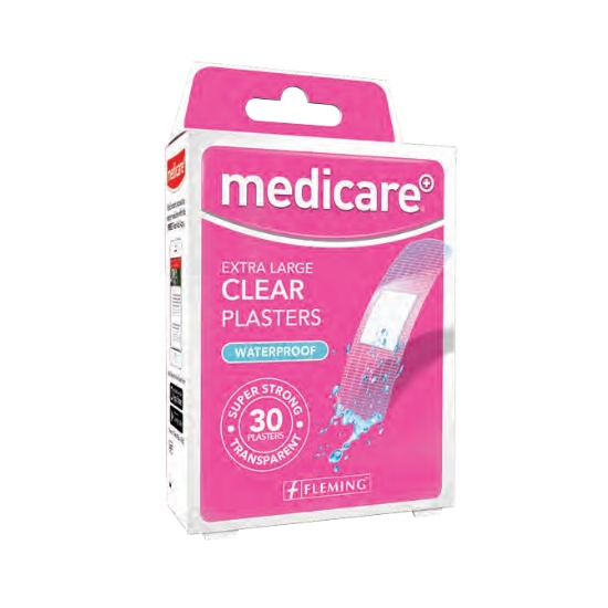Medicare Extra Large Clear Plasters 30pk